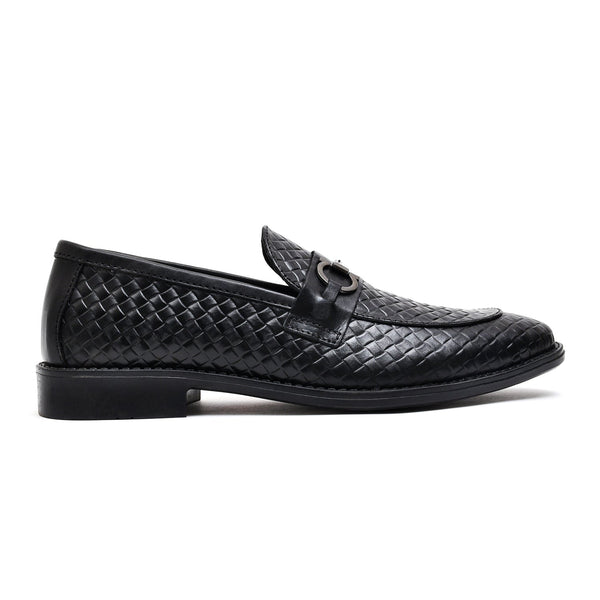 LEATHER SHOES - RTG-0001 BLACK