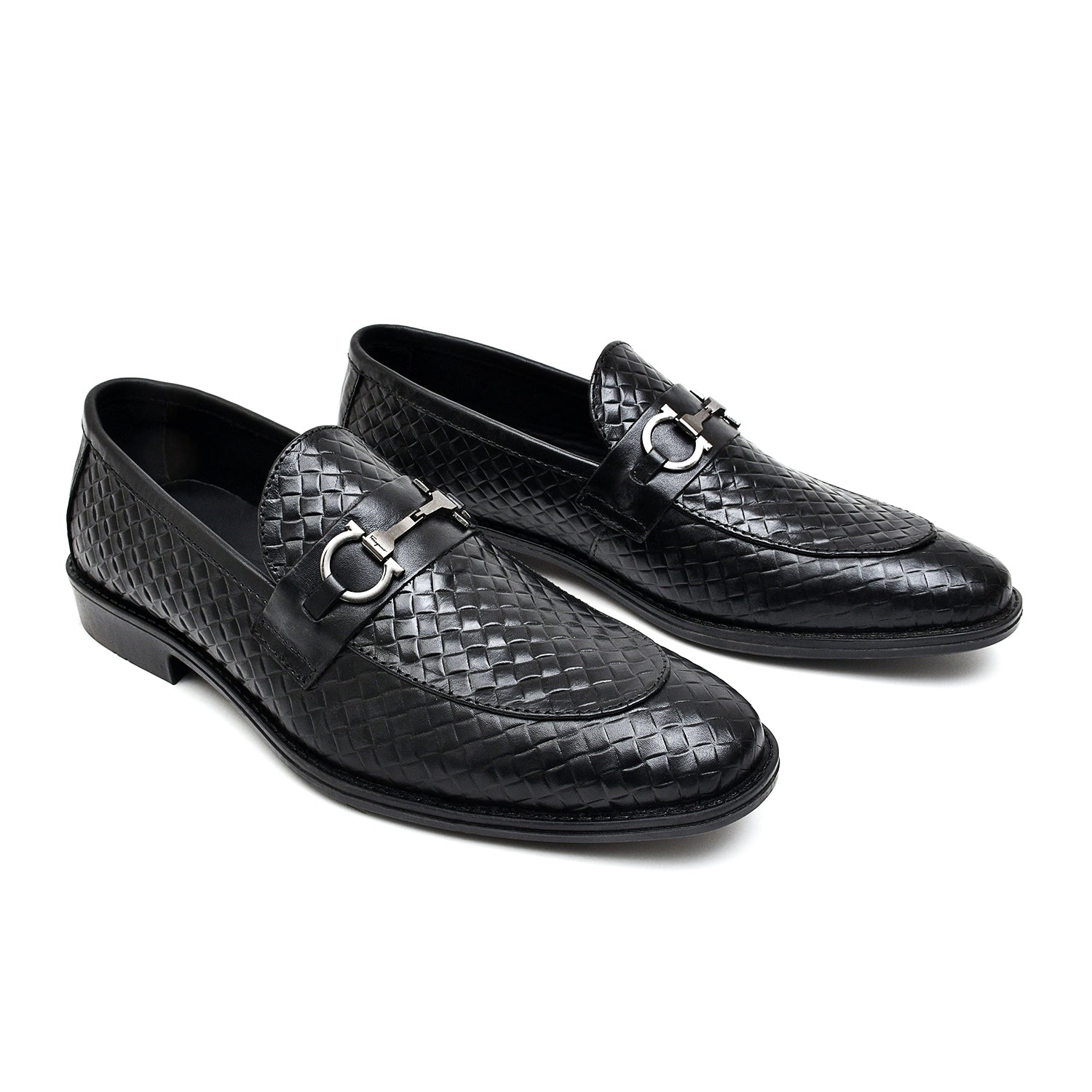 LEATHER SHOES - RTG-0001 BLACK