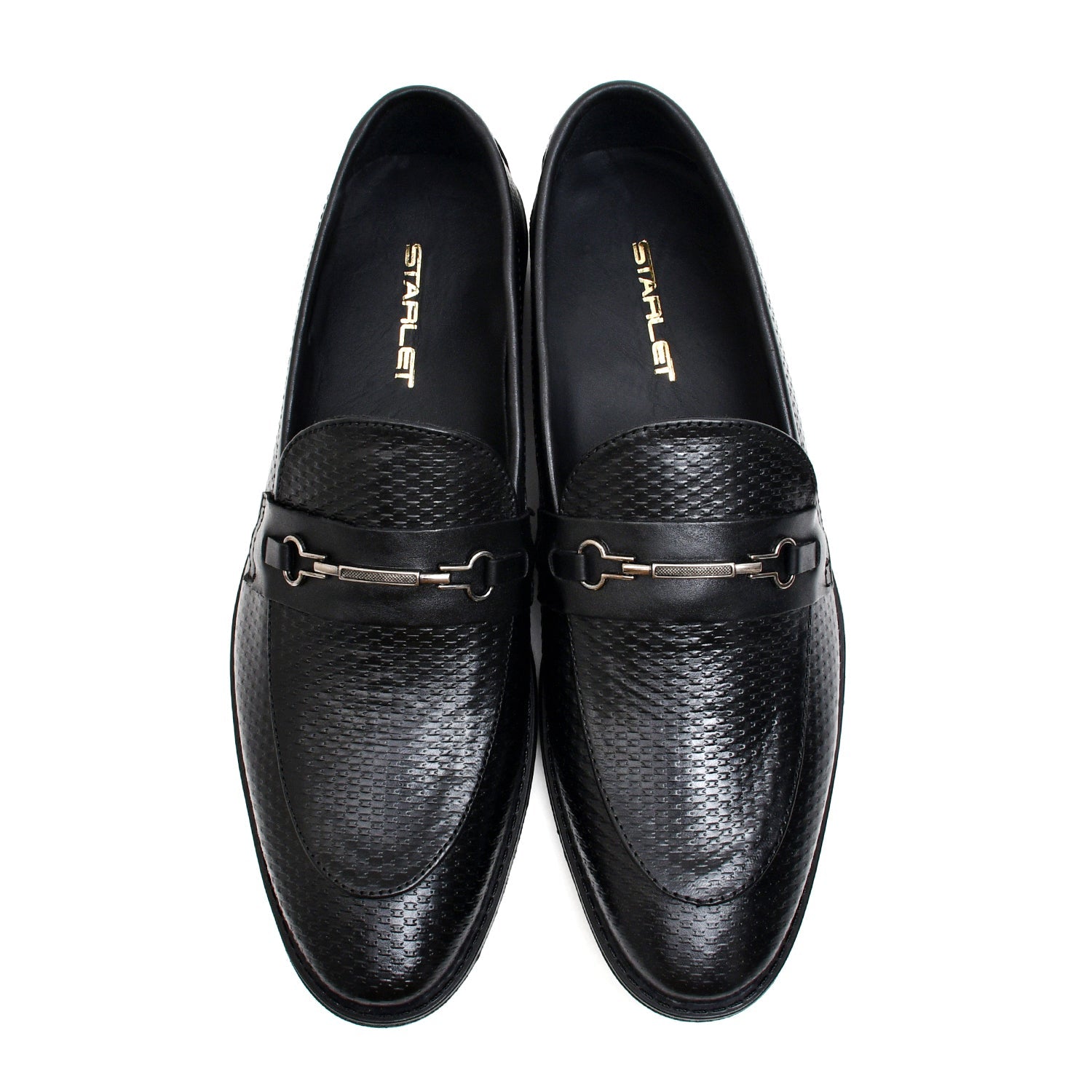 LEATHER SHOES - RTG-0002 BLACK