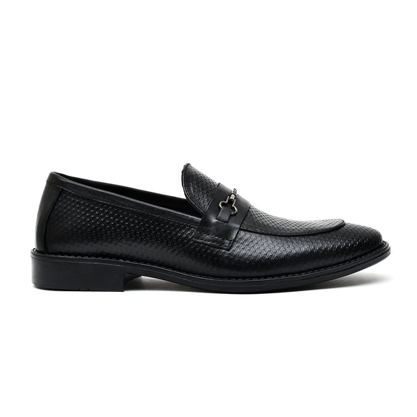 LEATHER SHOES - RTG-0002 BLACK