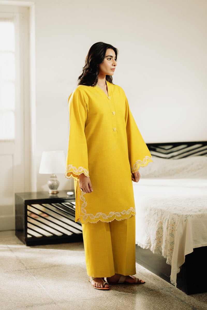 2 PIECE - EMBROIDERED KHADDAR SUIT - LR-08