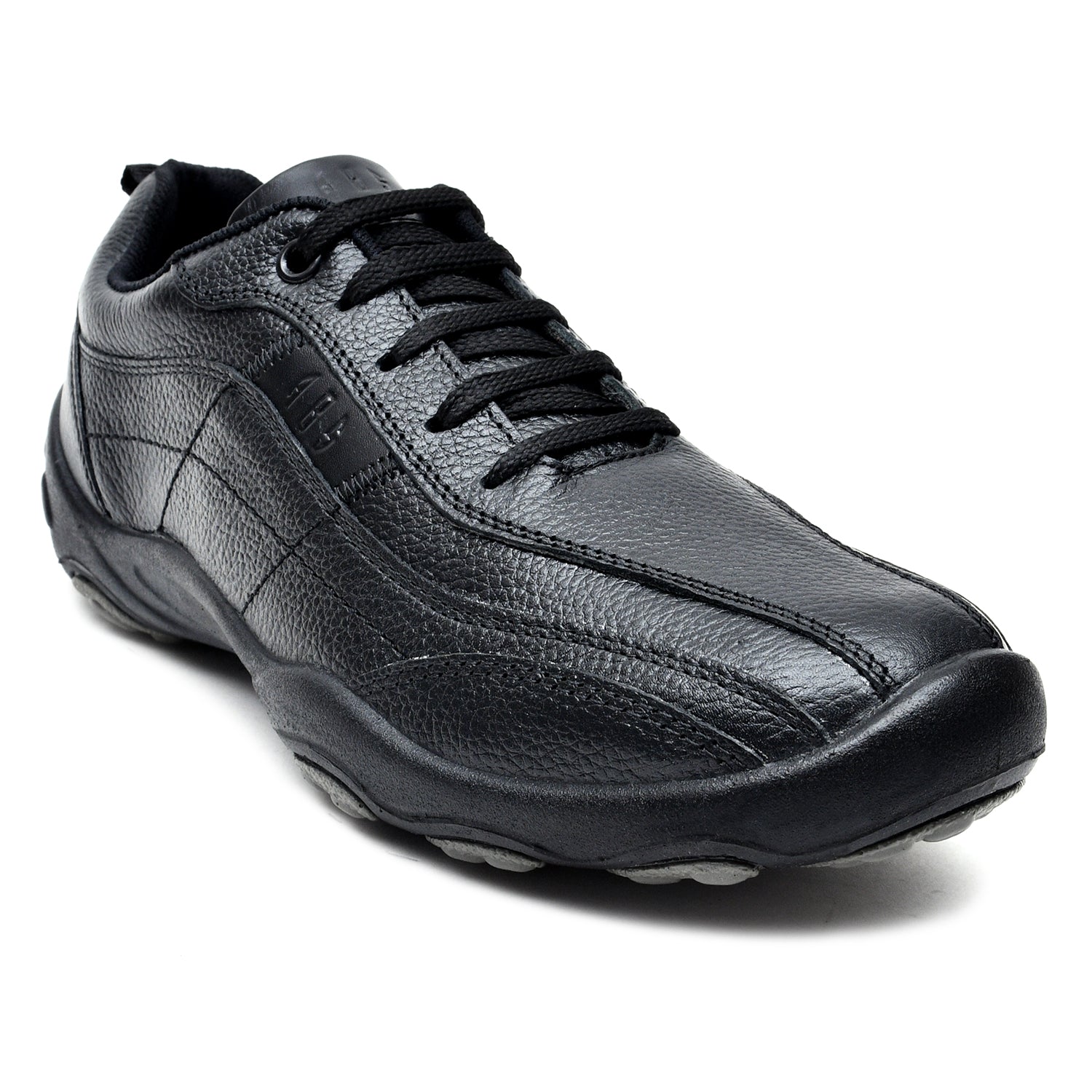 LEATHER SHOES - SANTIAGO-005 BLACK