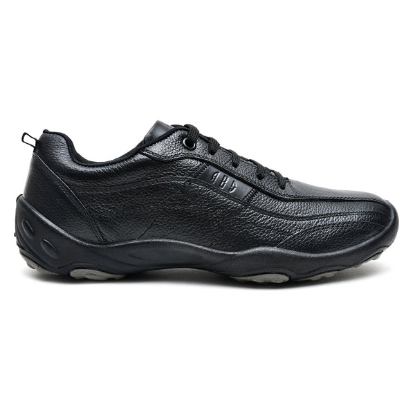 LEATHER SHOES - SANTIAGO-005 BLACK