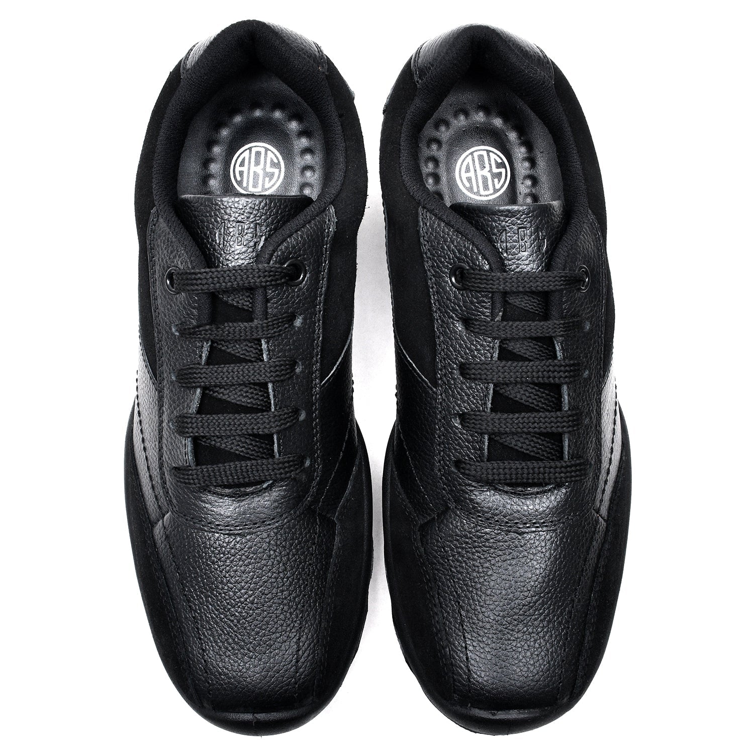 LEATHER SHOES - SANTIAGO-007 BLACK