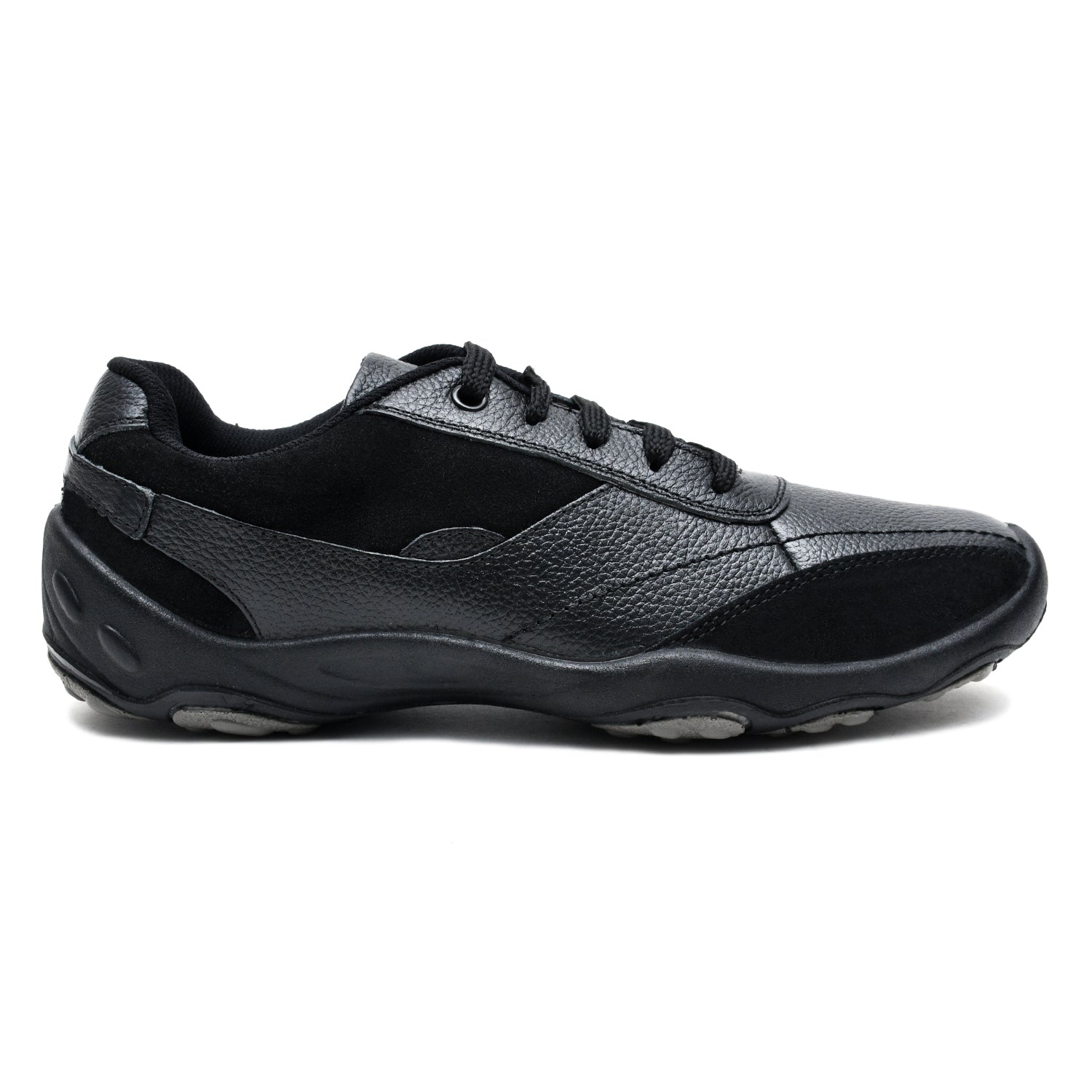 LEATHER SHOES - SANTIAGO-007 BLACK