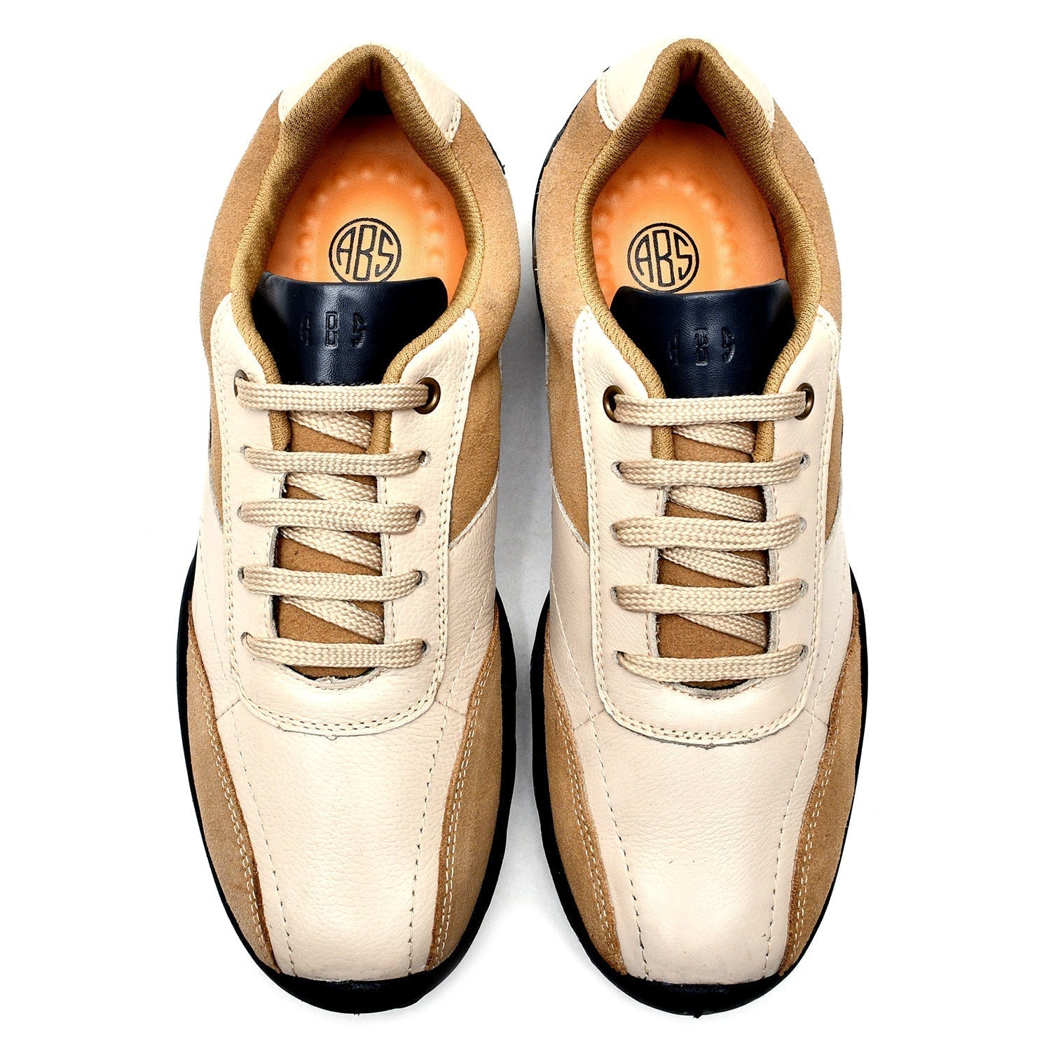 LEATHER SHOES - SANTIAGO-007 CREAM