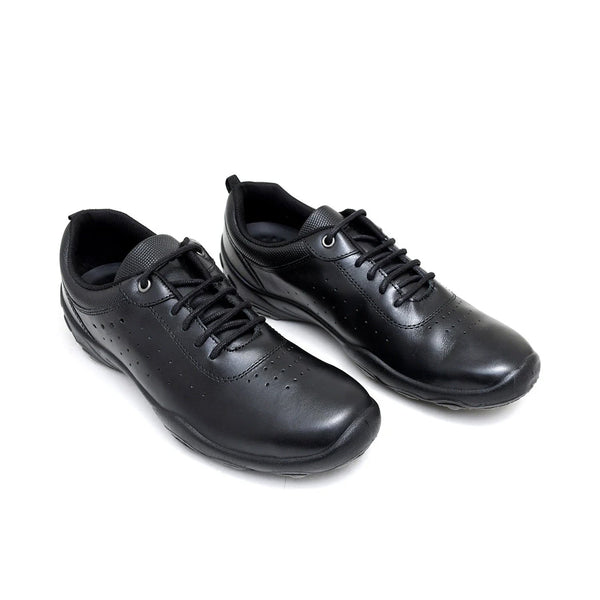 LEATHER SHOES - SANTIAGO-004 BLACK