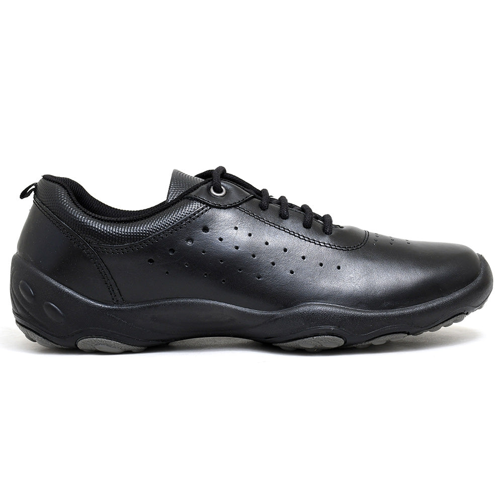 LEATHER SHOES - SANTIAGO-004 BLACK