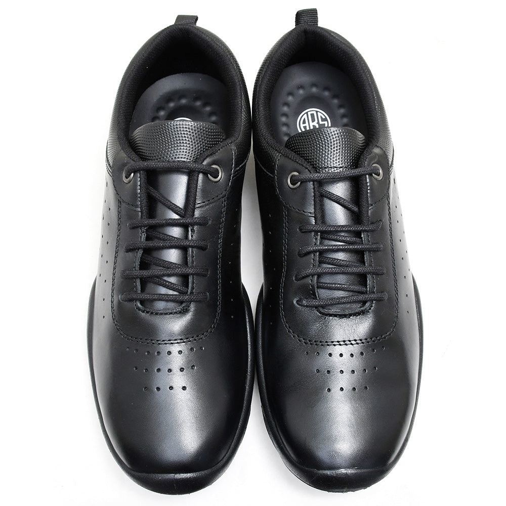 LEATHER SHOES - SANTIAGO-004 BLACK