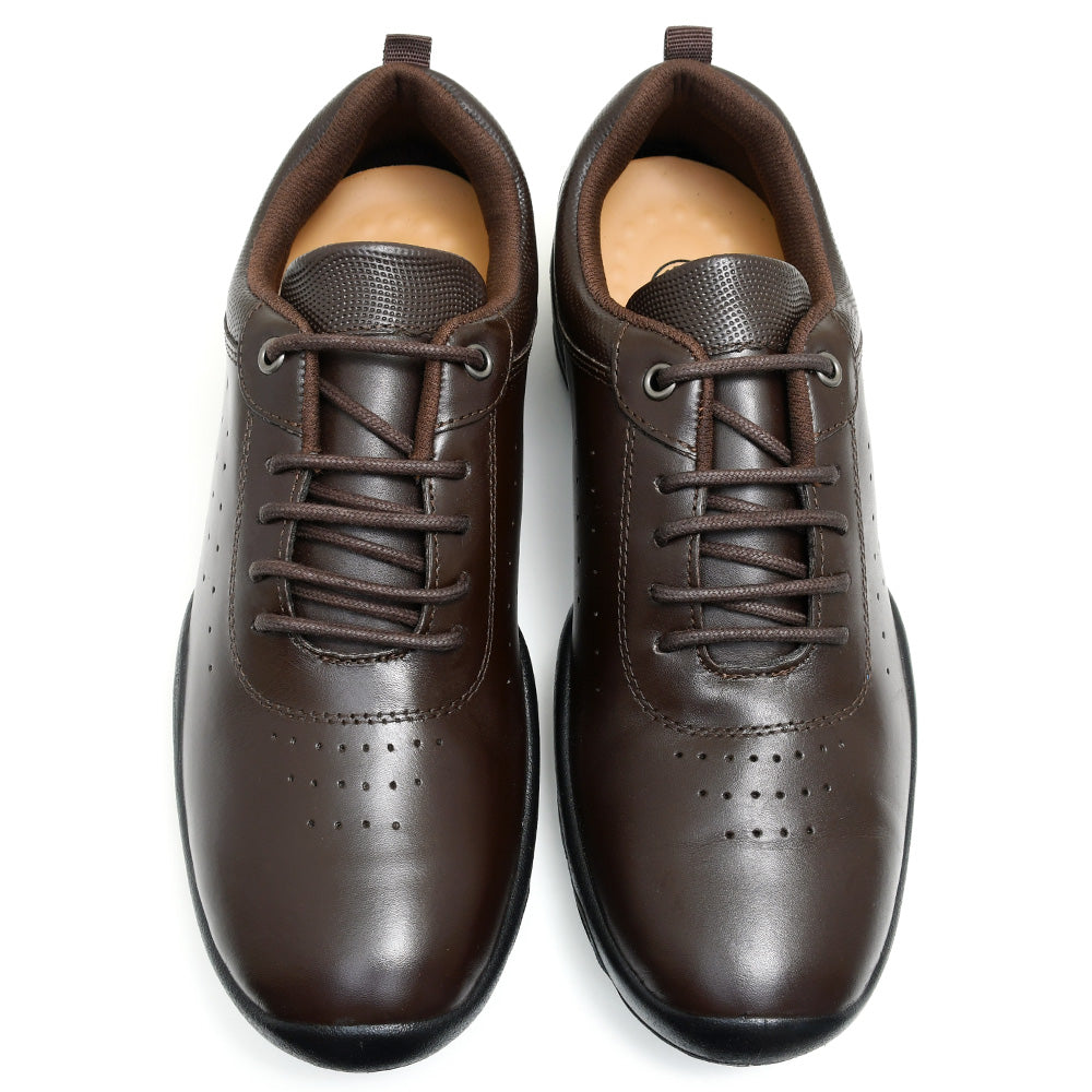 LEATHER SHOES - SANTIAGO-004 BROWN