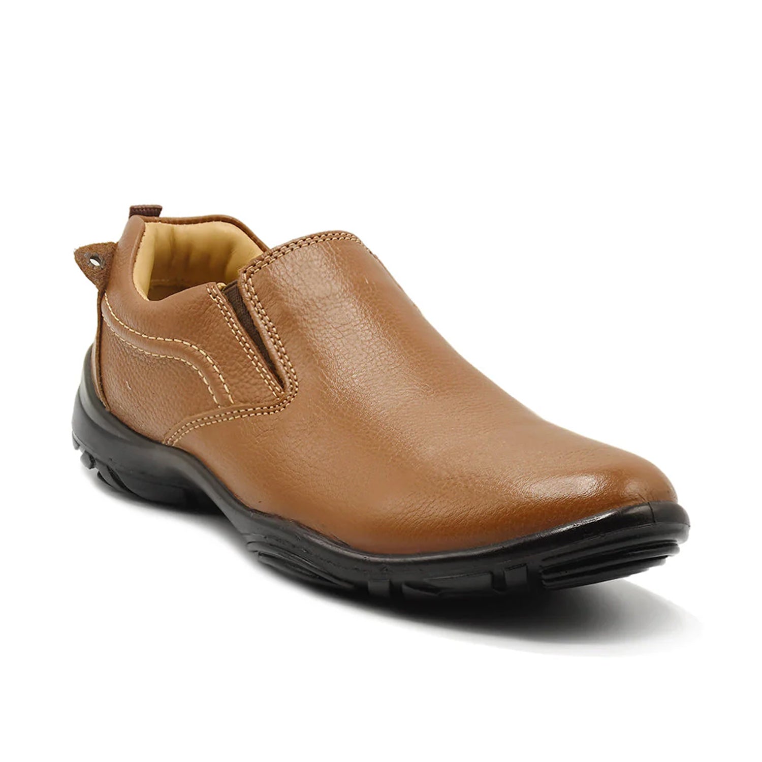 LEATHER SHOES - SHAHZORE-001 TAN