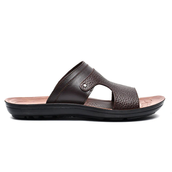 LEATHER SLIPPER - SP-325 BROWN