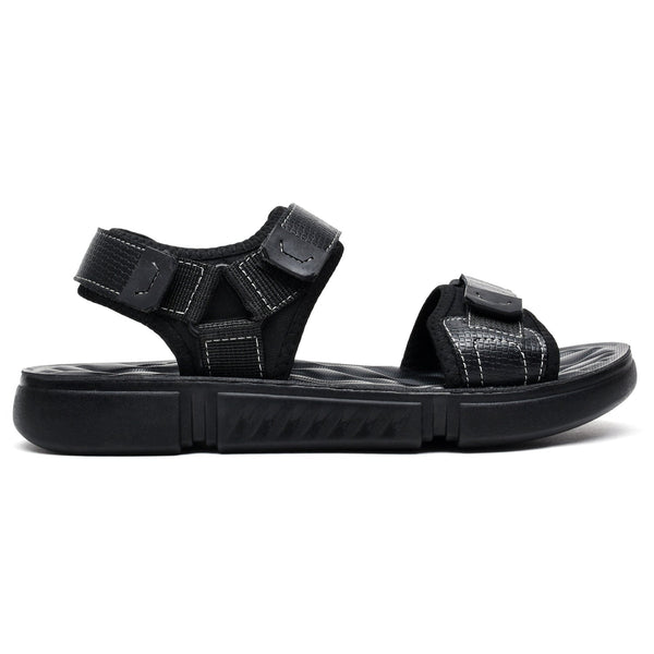 LEATHER SANDAL - SPT-1207 BLACK