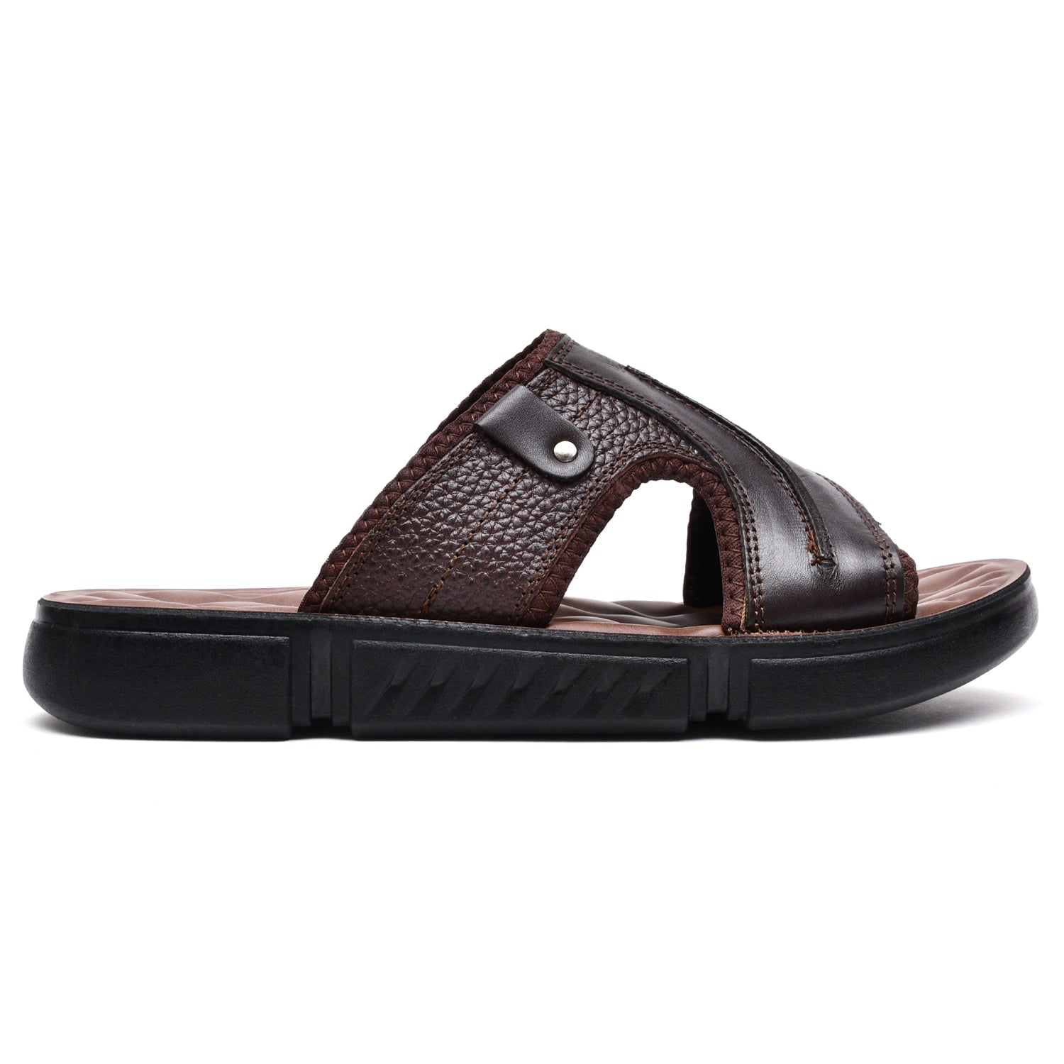 LEATHER SANDAL - SPT-1215 BROWN