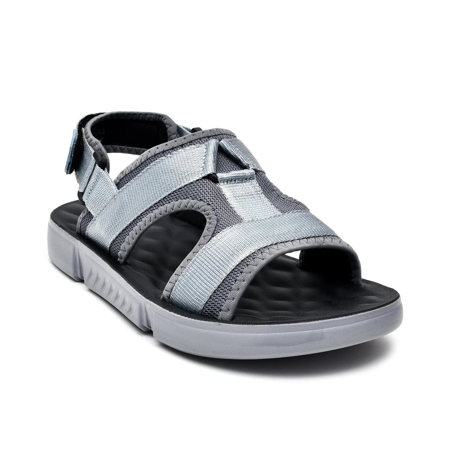 LEATHER SANDAL - STP-1204 GREY