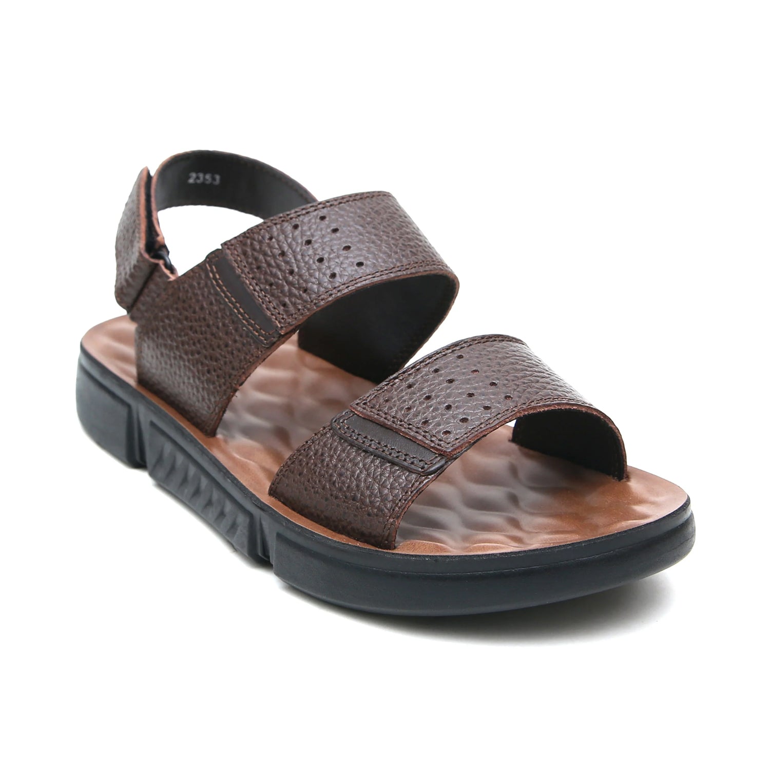 LEATHER SANDAL - SPT-1206 BROWN