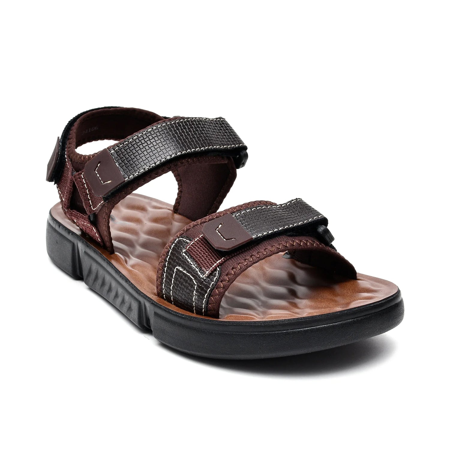 LEATHER SANDAL - SPT-1207 BROWN