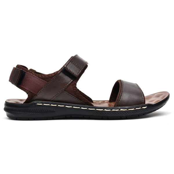 LEATHER SANDAL - SR-1119 BROWN