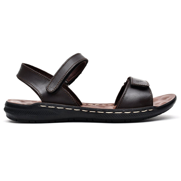 LEATHER SANDAL - SR-1121 BROWN