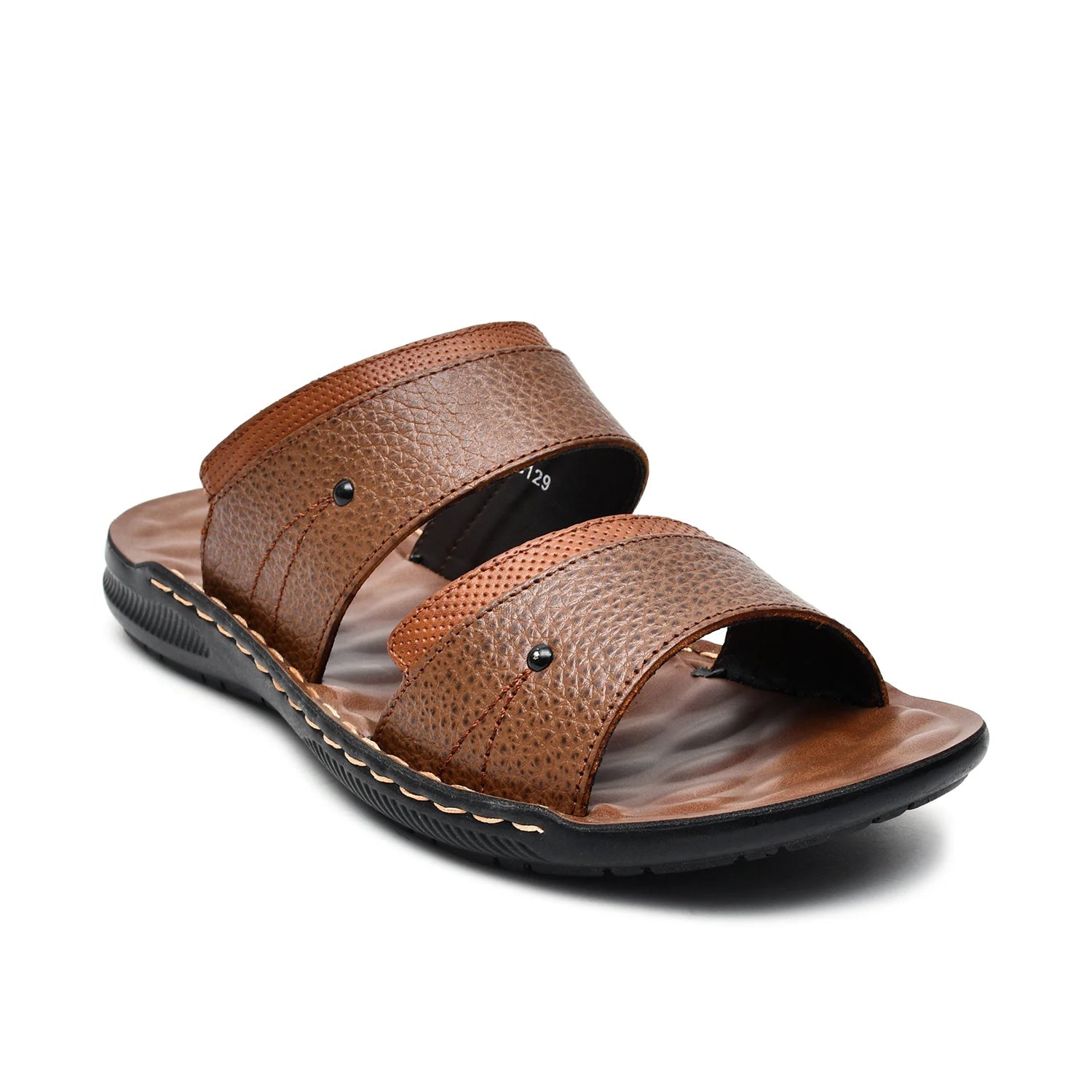 LEATHER SLIPPER - SR-1126 TAN
