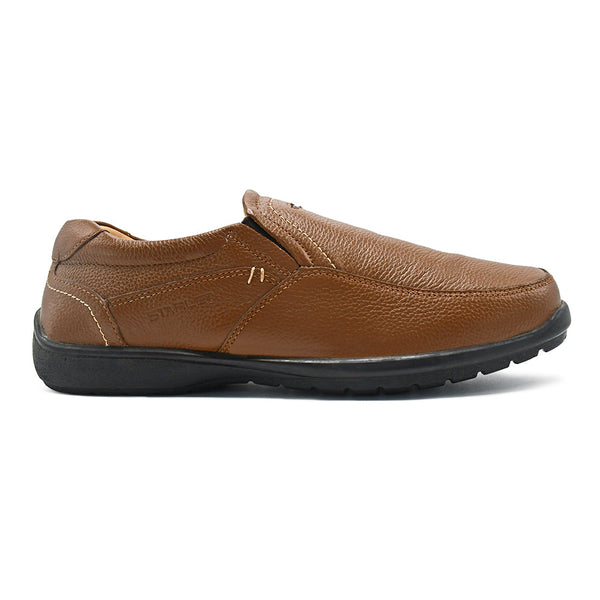 LEATHER SHOES - RUNNER-053 TAN