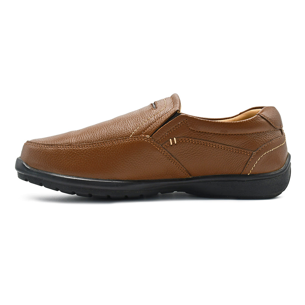 LEATHER SHOES - RUNNER-053 TAN
