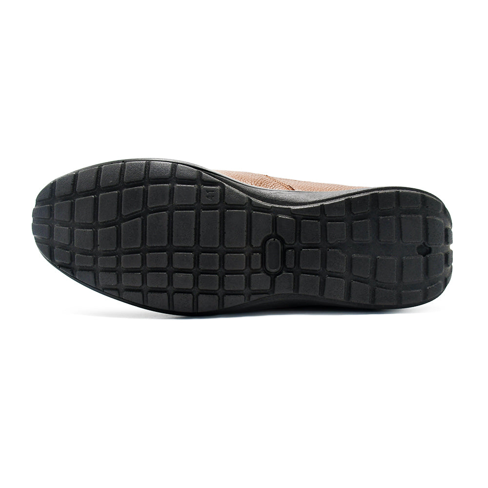 LEATHER SHOES - RUNNER-053 TAN