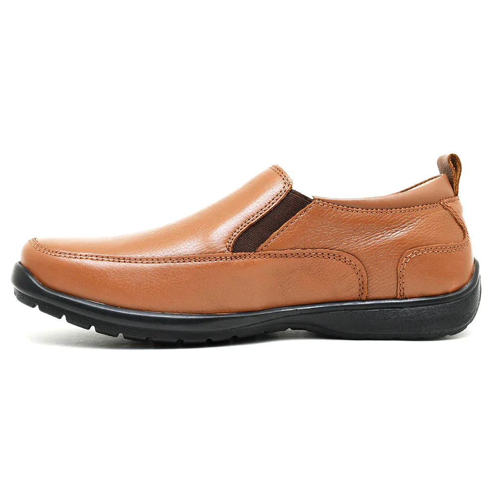 LEATHER SHOES - RUNNER-054 TAN