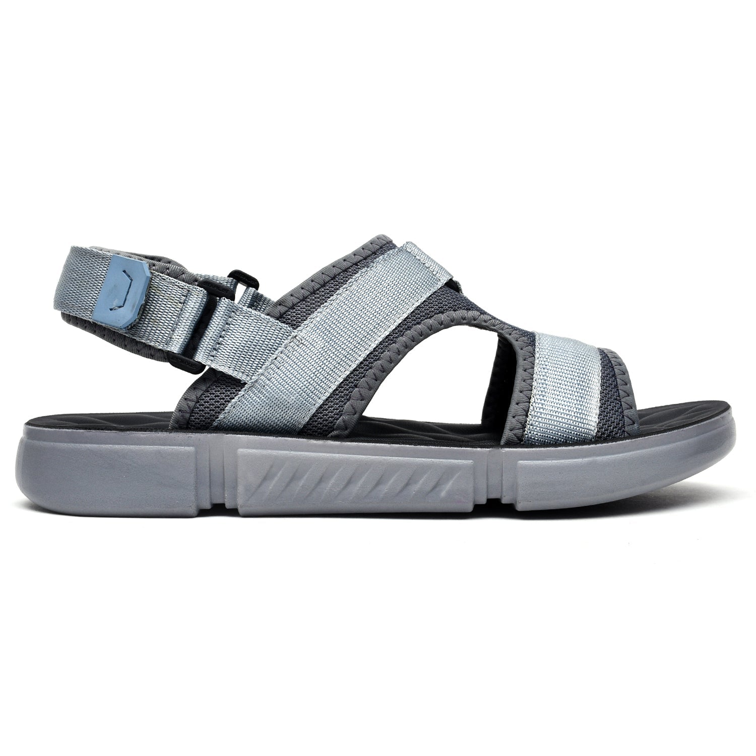 LEATHER SANDAL - STP-1204 GREY