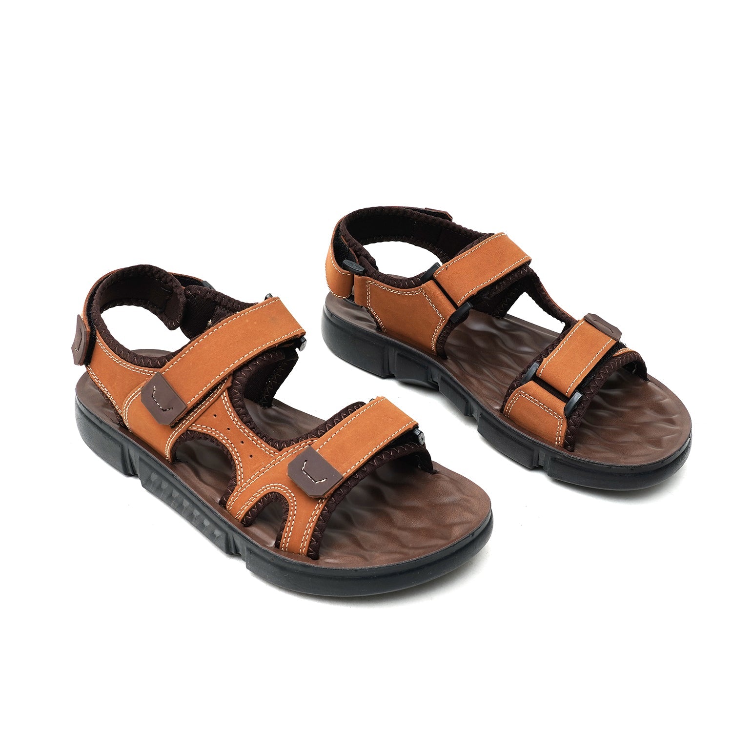 LEATHER SANDAL - SPT-1223 MUSTARD