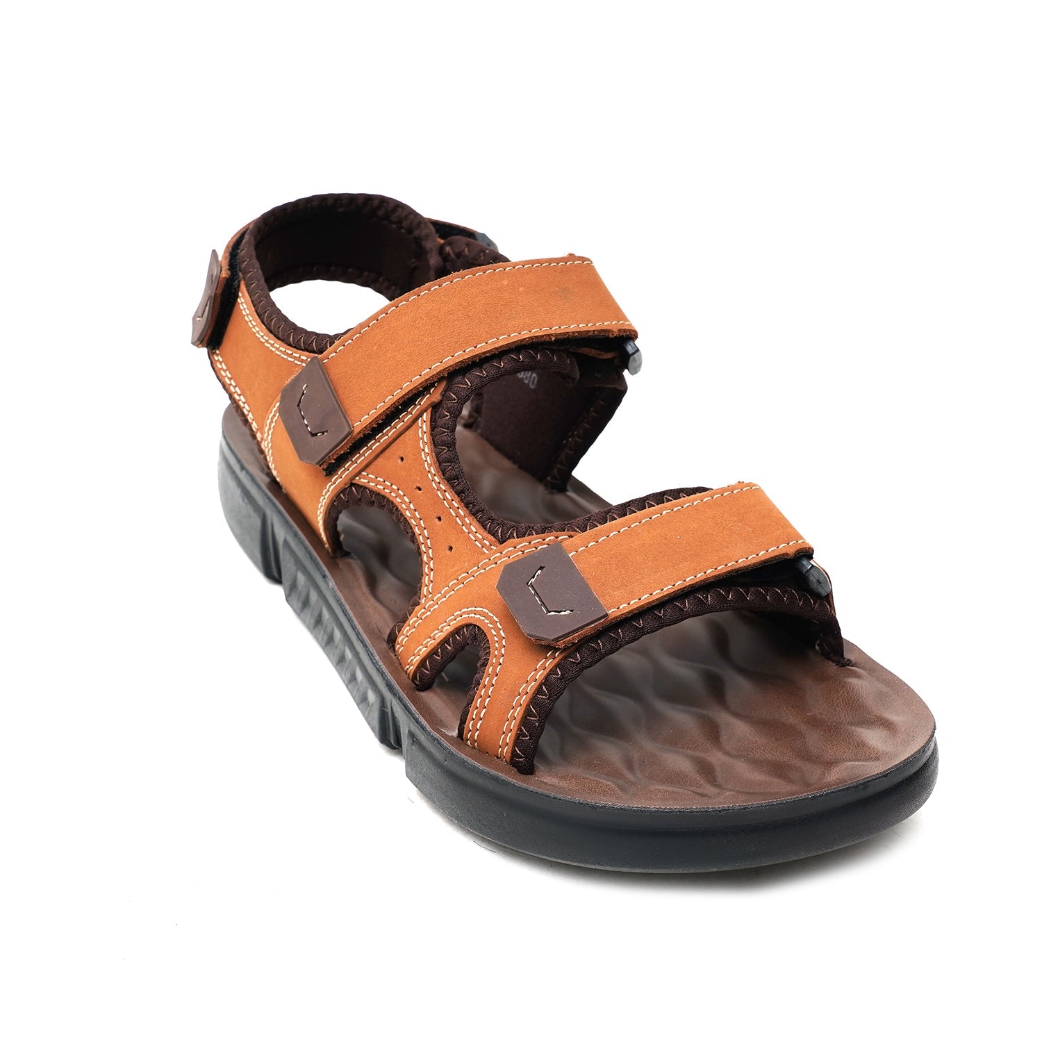 LEATHER SANDAL - SPT-1223 MUSTARD
