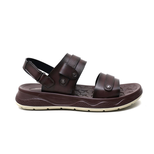 LEATHER SANDAL - RDG-102 BROWN