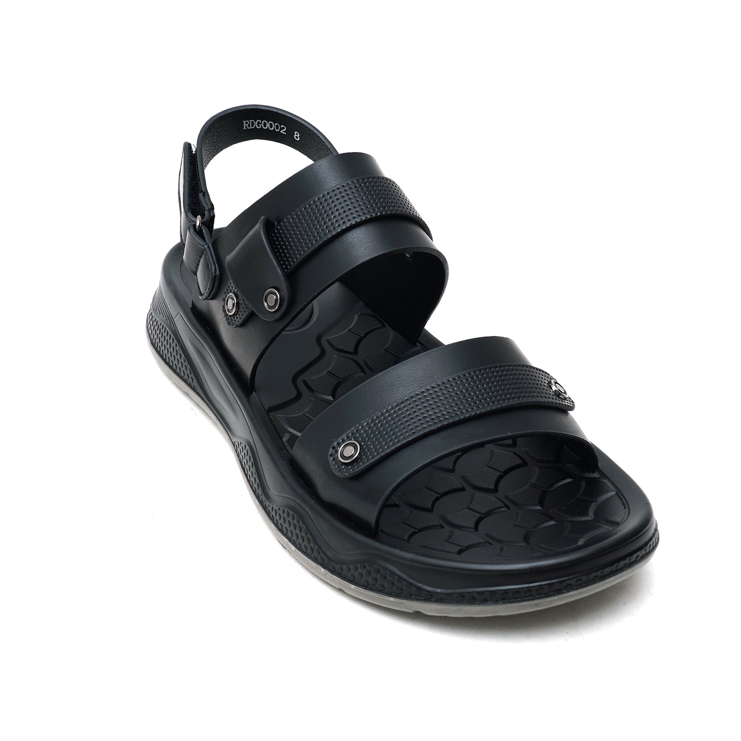 LEATHER SANDAL - RDG-102 BLACK