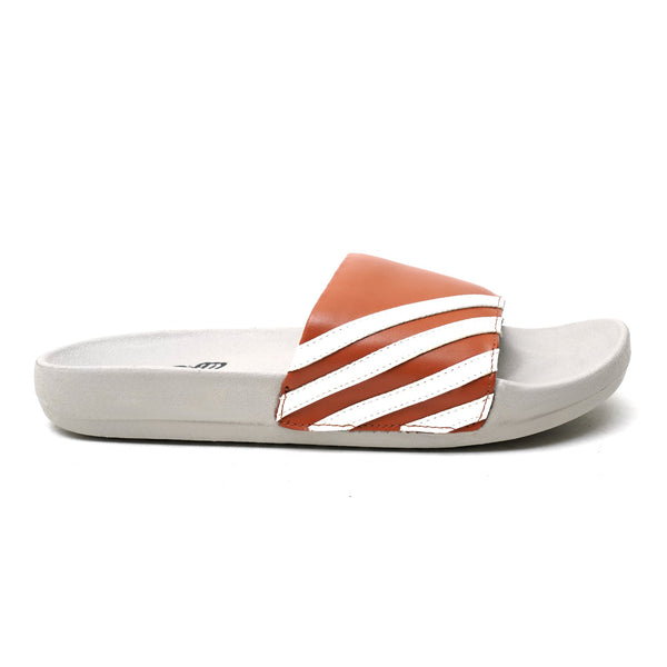 LEATHER SLIPPER - MOD-31 TAN