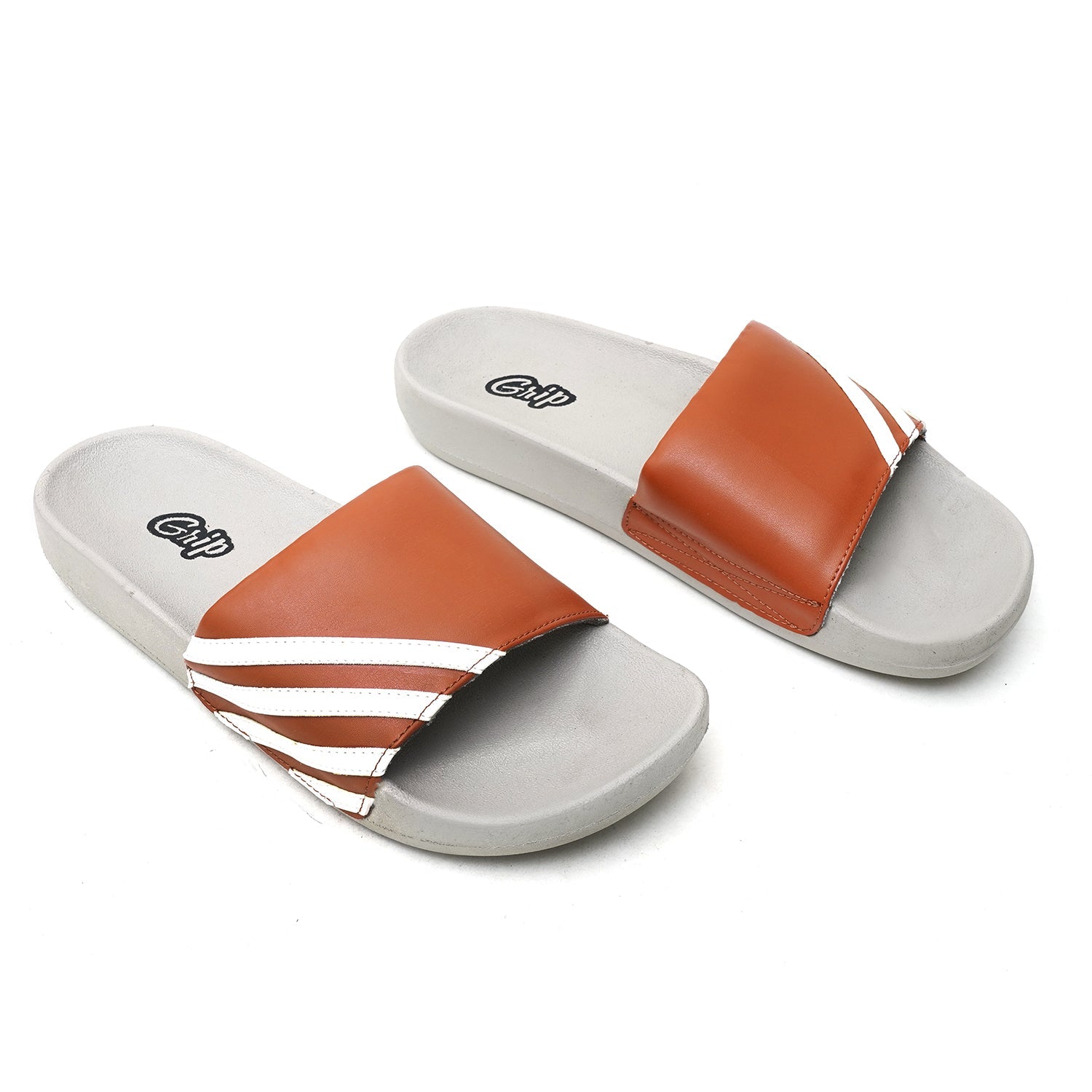 LEATHER SLIPPER - MOD-31 TAN