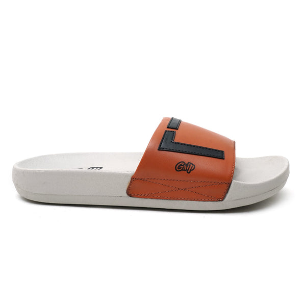 LEATHER SLIPPER - MOD-29 TAN