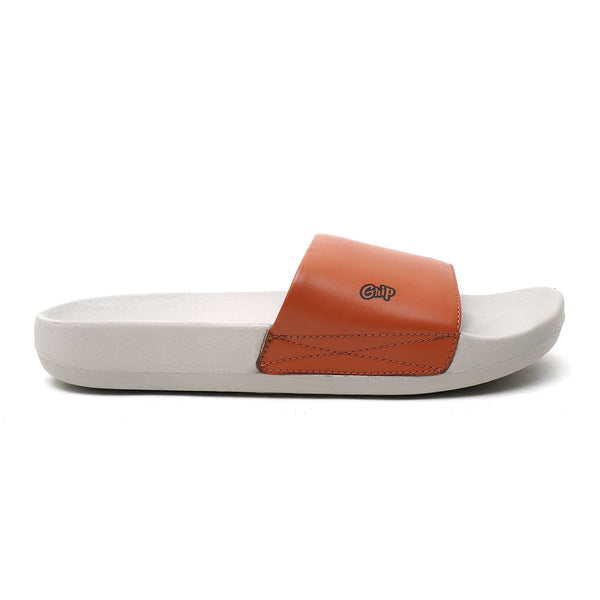 LEATHER SLIPPER - MOD-28 TAN