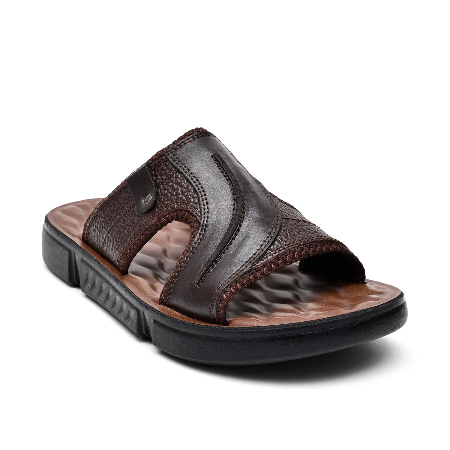 LEATHER SANDAL - SPT-1215 BROWN