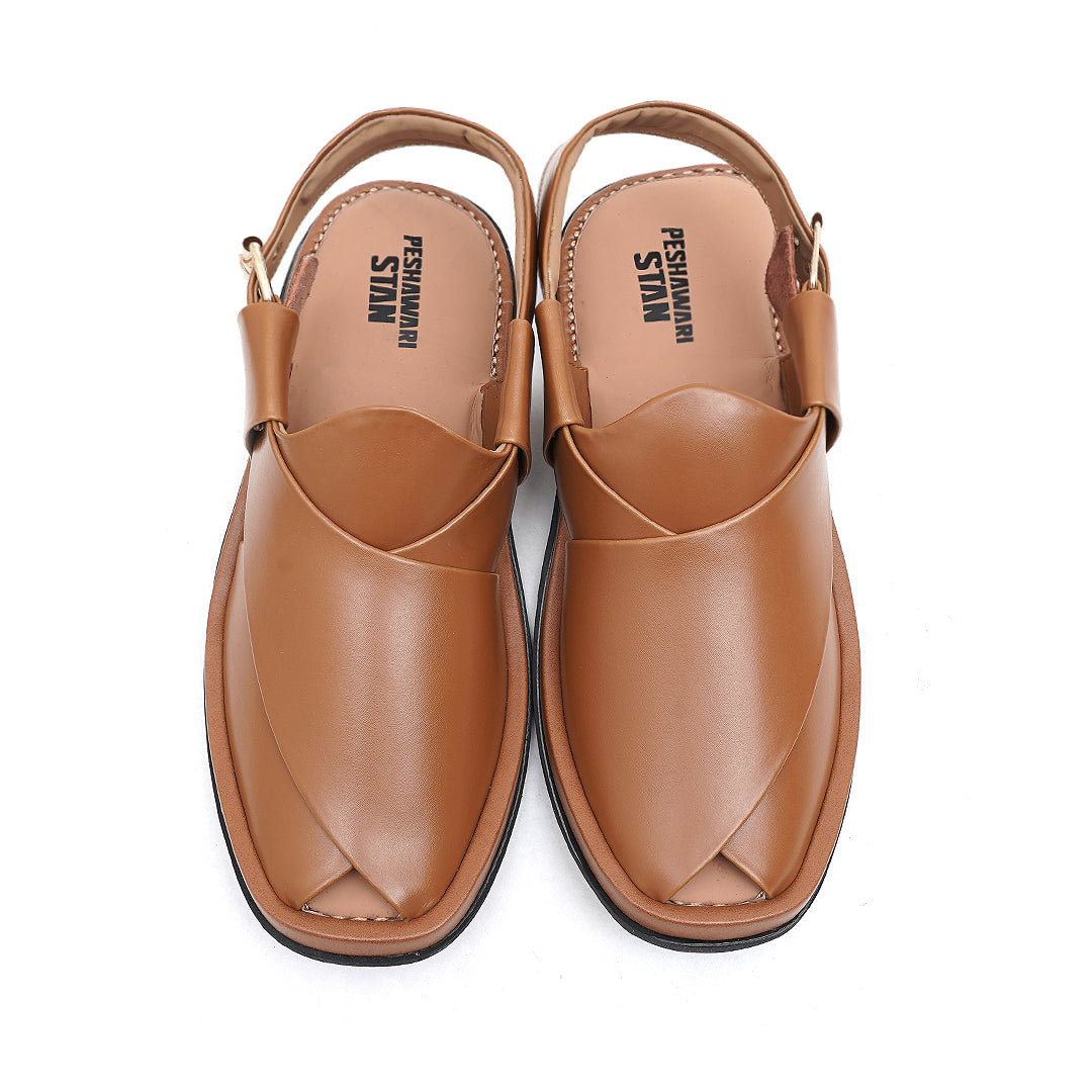 LEATHER PESHAWARI CHAPPAL - USG0002 - TAN
