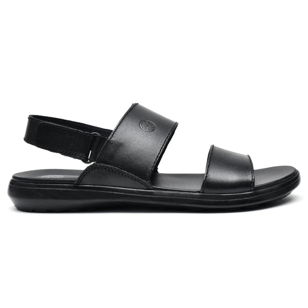 LEATHER SANDAL - VCT-101 BLACK