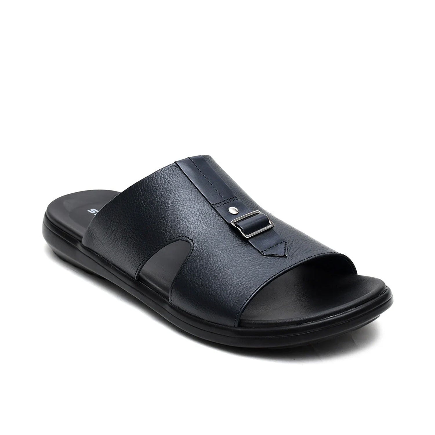 LEATHER SLIPPER - VCT-001 BLUE