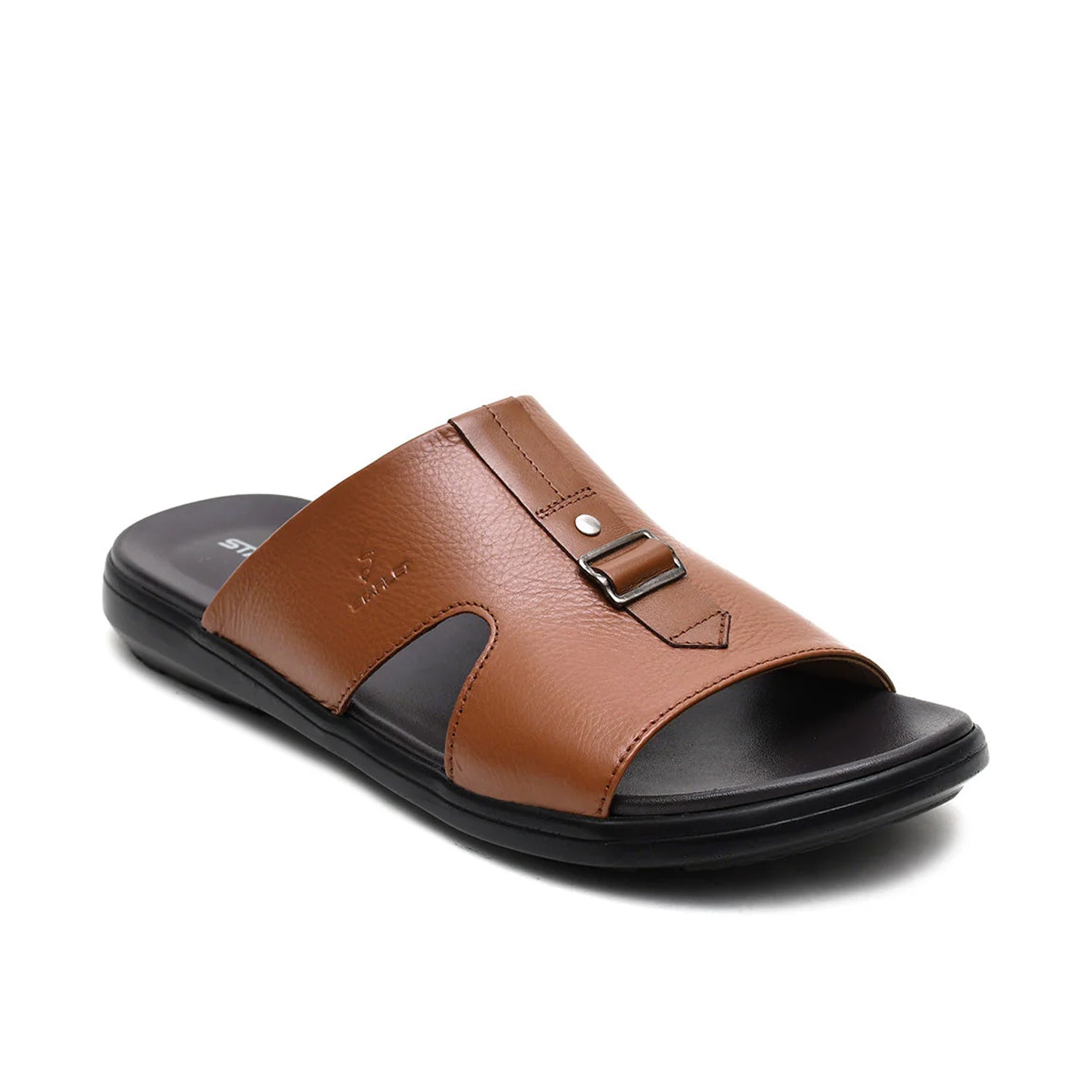 LEATHER SLIPPER - VCT-001 TAN