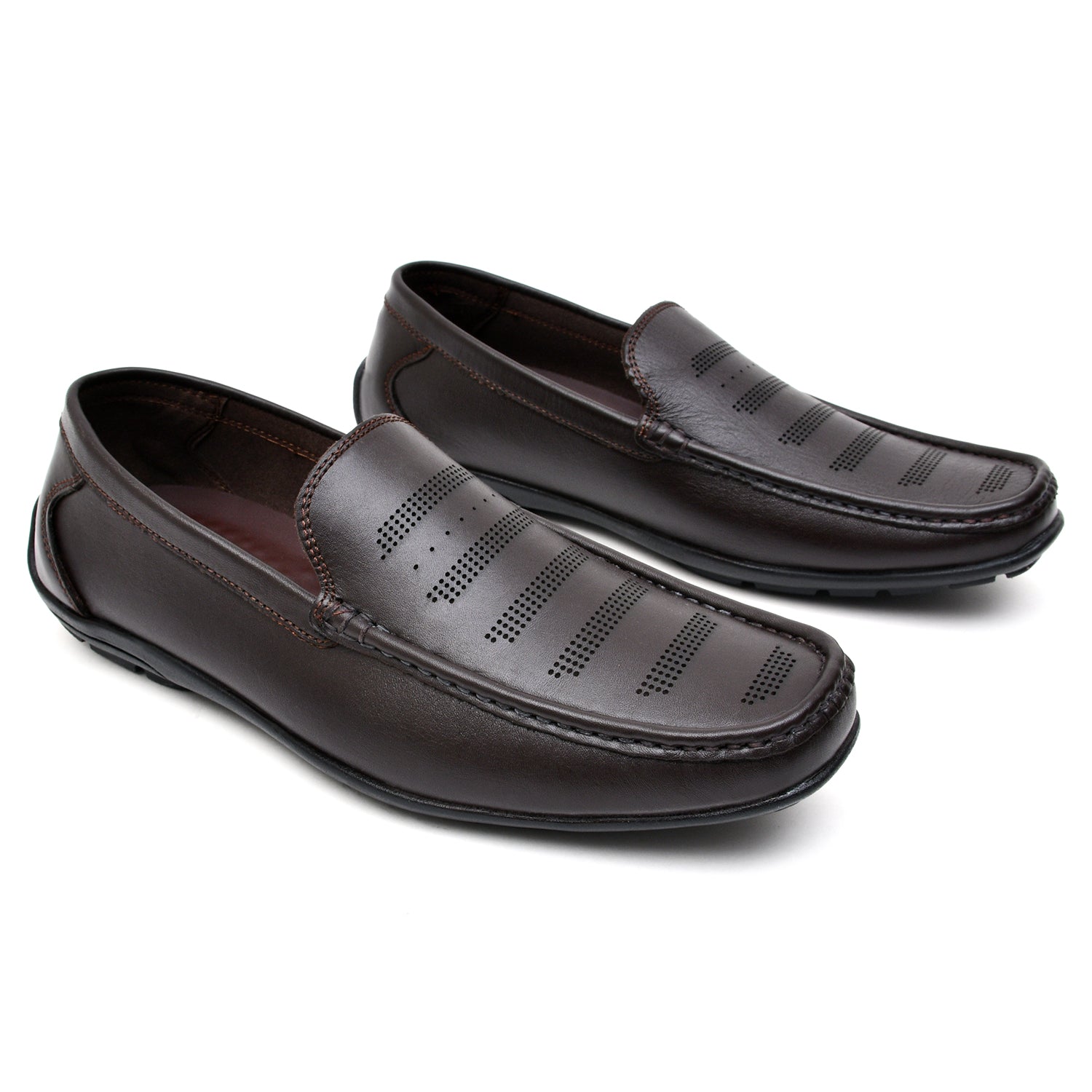 LEATHER SHOES - VG-694 BROWN