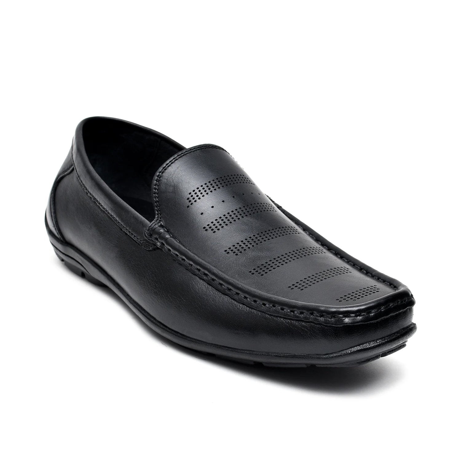 LEATHER SHOES - VG-694 BLACK