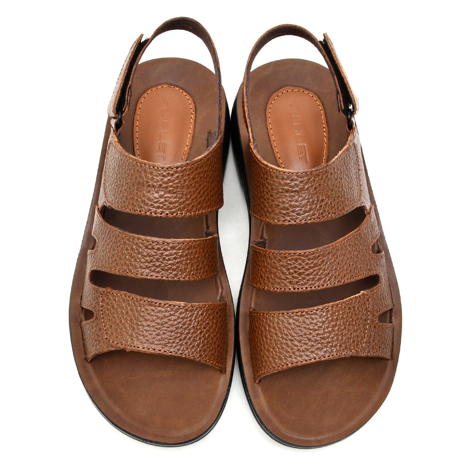 LEATHER SLIPPER - VO-641 TAN