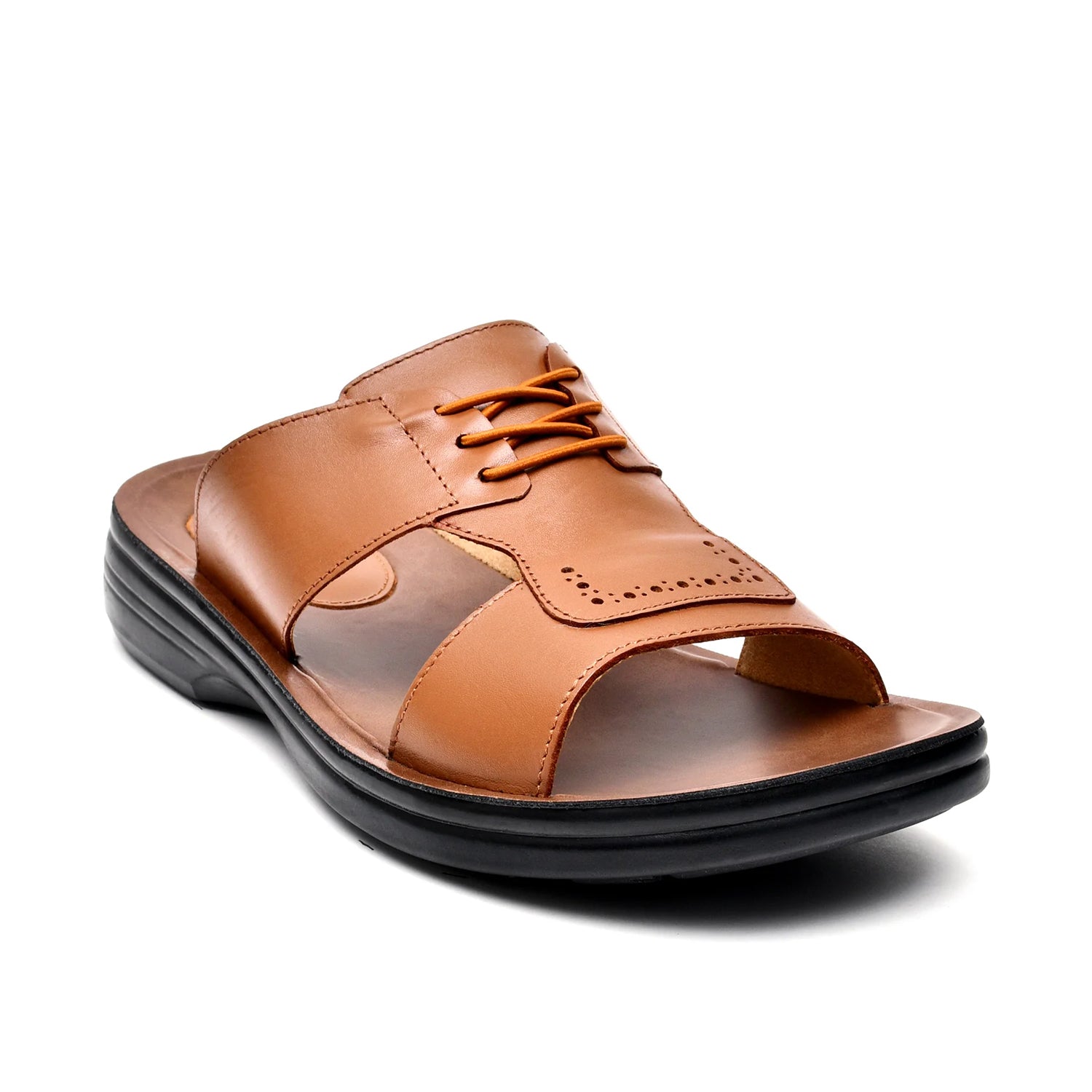 LEATHER SLIPPER - VO-625 TAN