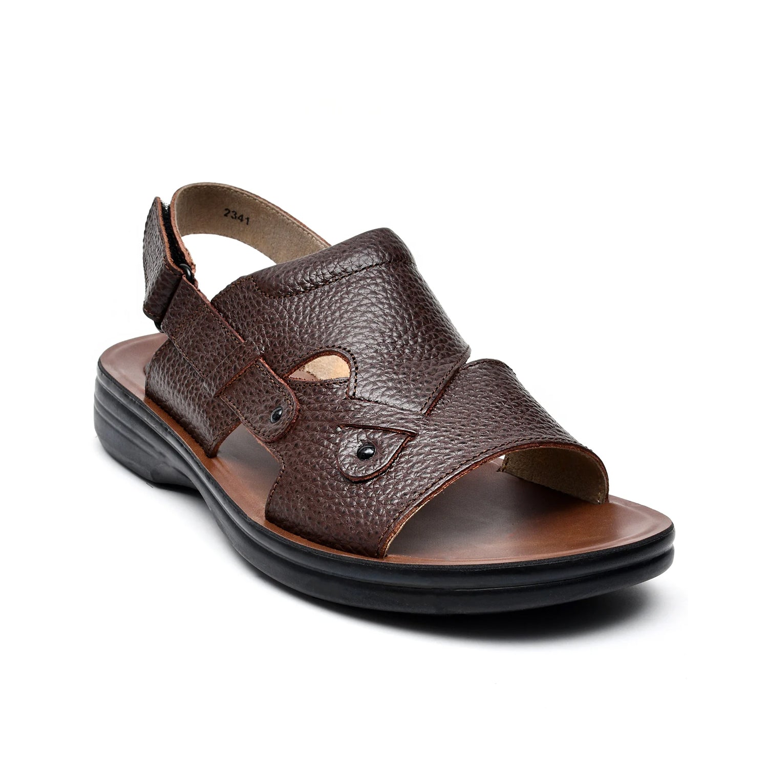 LEATHER SLIPPER - VO-640 BROWN