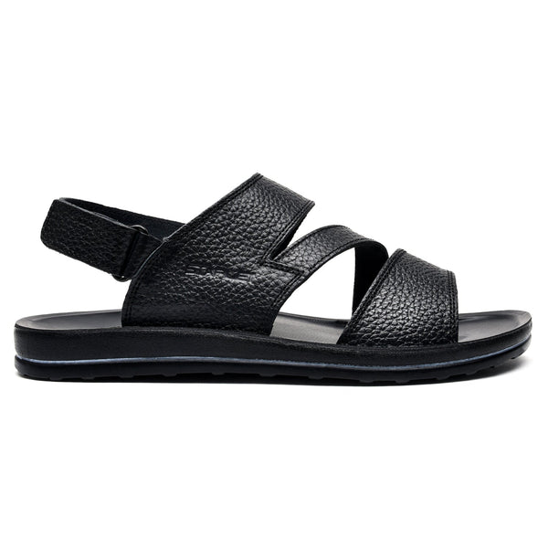 LEATHER SANDAL -WA-1841 BLACK