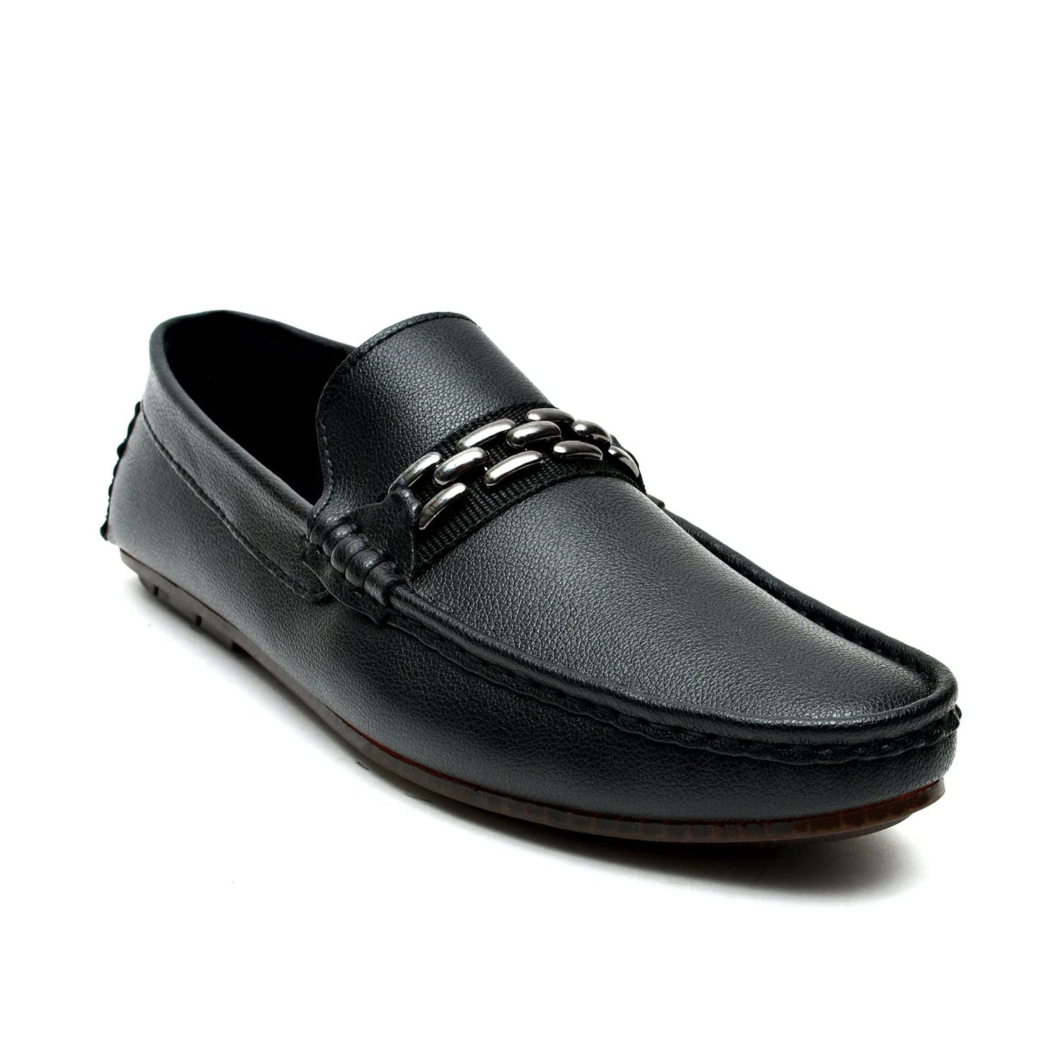 LEATHER SHOES - FC-1-2-3003 BLACK